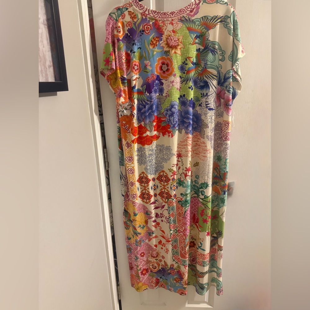 Johnny Was 
The Janie Favorite Dress Floral Bird Midi